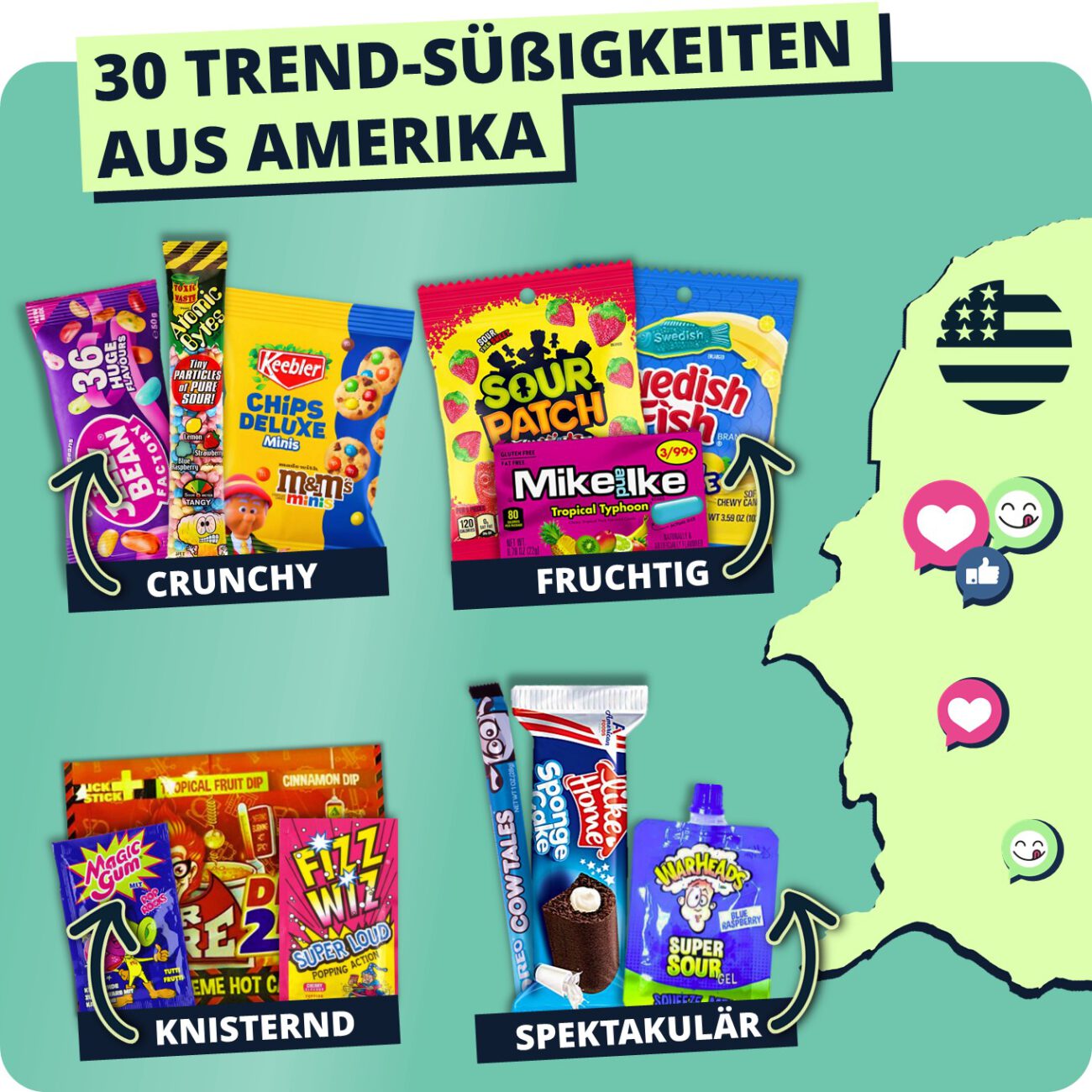 30 Amerikanische Süßigkeiten – Bild 2