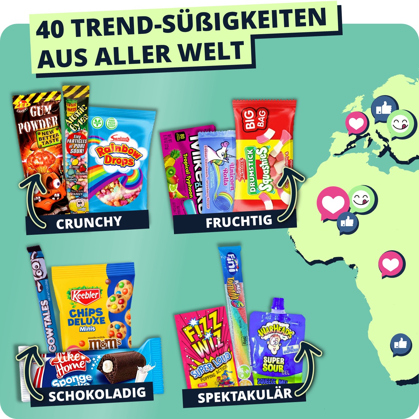 40 Internationale Süßigkeiten – Bild 2