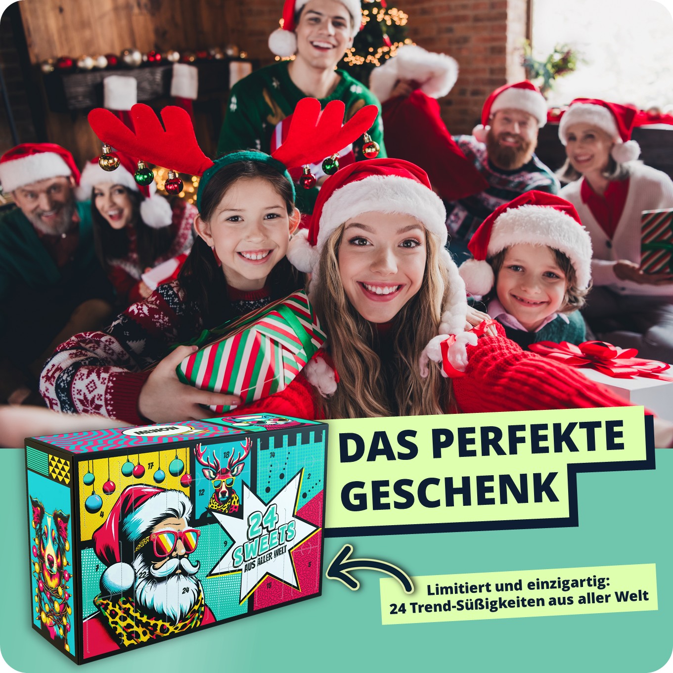 Adventskalender mit 24 Süßigkeiten aus aller Welt – Bild 4
